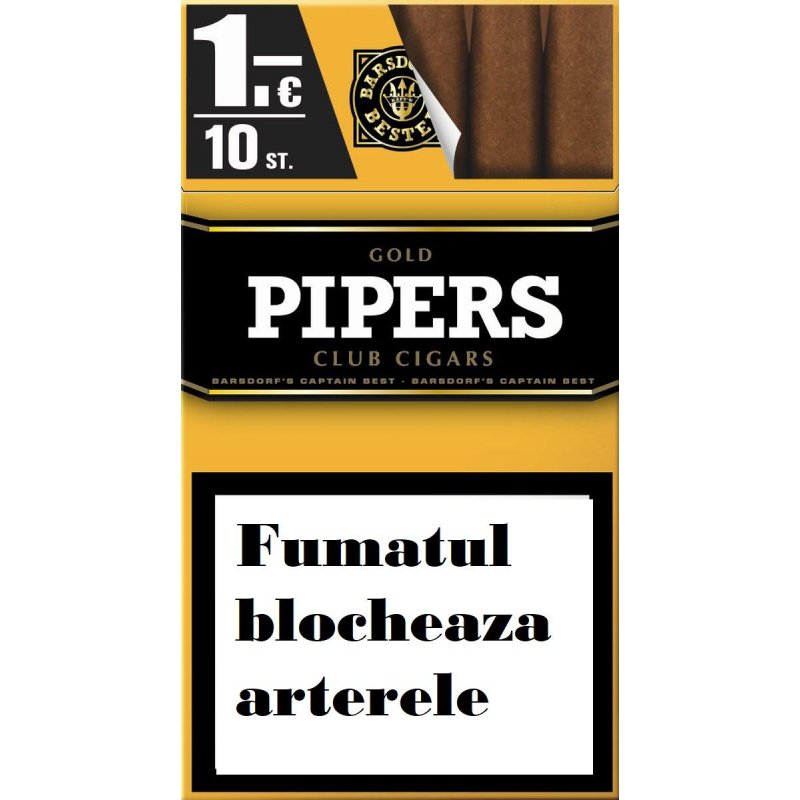 Tigari de foi Pipers Gold Club 10 la cel mai bun pret