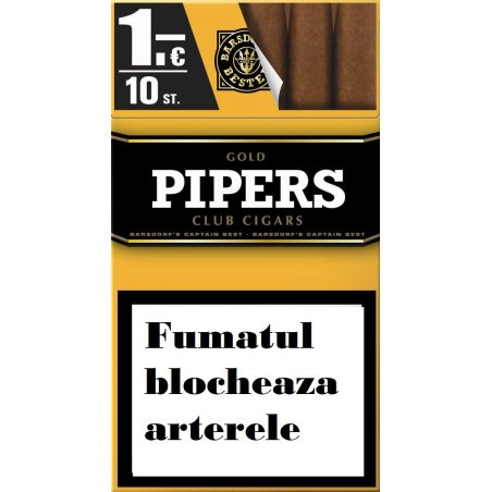 Tigari de foi Pipers Gold Club 10 la cel mai bun pret