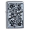 BRICHETA ZIPPO STREET CHROME STEAMPUNK KING SPADE oferta cadou zippo