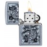 BRICHETA ZIPPO STREET CHROME STEAMPUNK KING SPADE oferta cadou zippo