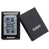 BRICHETA ZIPPO STREET CHROME STEAMPUNK KING SPADE oferta cadou zippo