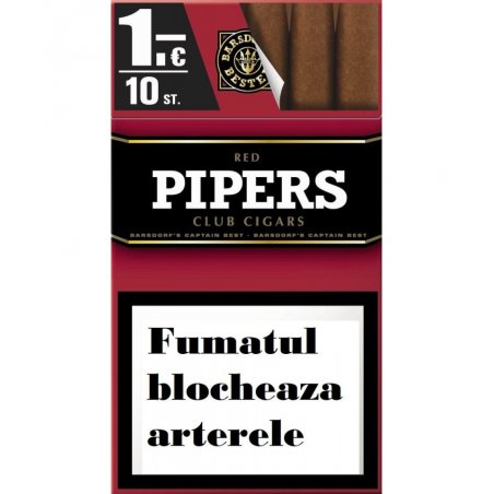 Tigari de foi Pipers Red Club 10 fumez tigari de foi