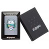 BRICHETA ZIPPO STREET CHROME SKULL HEADPHONE DESIGN oferta cadou