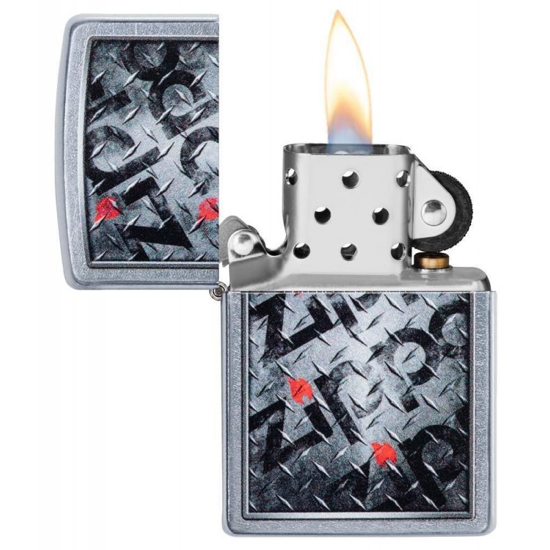 BRICHETA ZIPPO DIAMOND PLATE ZIPPO DESIGN oferta cadou reducere