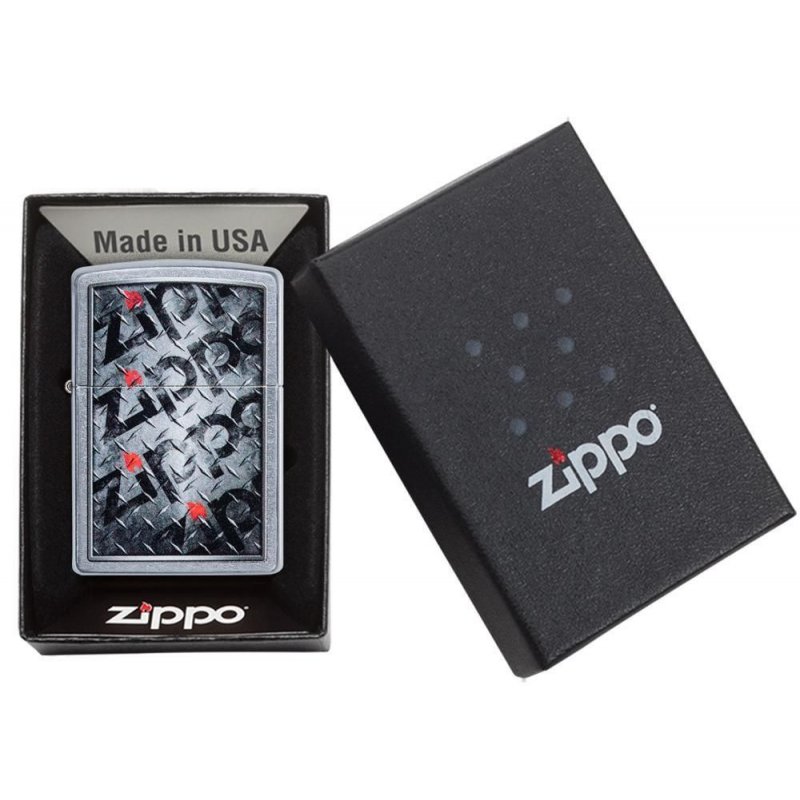 BRICHETA ZIPPO DIAMOND PLATE ZIPPO DESIGN oferta cadou reducere
