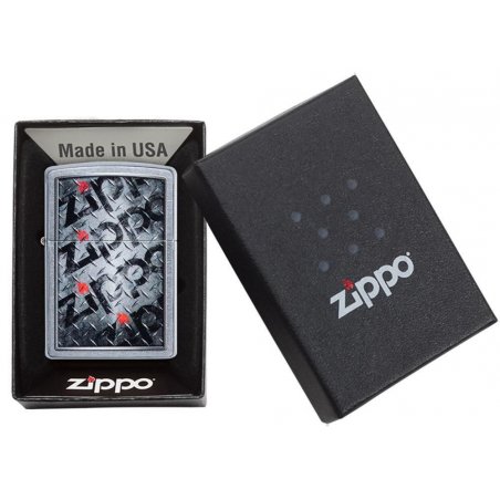 BRICHETA ZIPPO DIAMOND PLATE ZIPPO DESIGN oferta cadou reducere