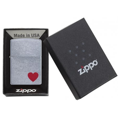 BRICHETA ZIPPO STREET CHROME LOVE oferta cadou reducere