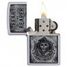 BRICHETA ZIPPO SATIN CHROME SONS OF ANARCHY oferta cadou reducere