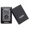 BRICHETA ZIPPO SATIN CHROME SONS OF ANARCHY oferta cadou reducere