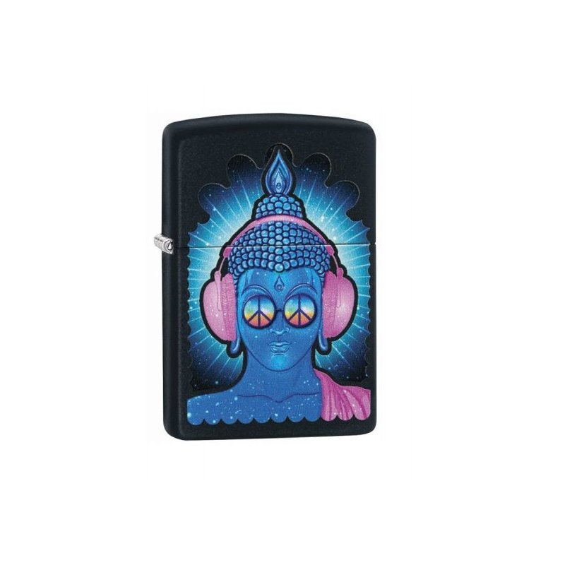 BRICHETA ZIPPO BUDDHA PEACE HEADPHONE DESIGN oferta cadou reducere