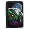 BRICHETA ZIPPO BLACK MATTE SPACE OWL oferta cadou reducere