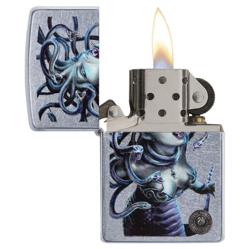 BRICHETA ZIPPO ANNE STOKES COLLECTION MEDUSA oferta cadou reducere