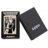 BRICHETA ZIPPO CREAM MATTE SKULL, KING, QUEEN BEAUTY oferta cadou