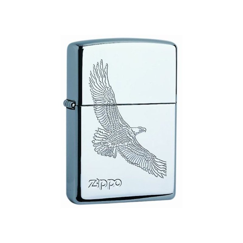 BRICHETA ZIPPO LARGE EAGLE DESIGN SILVER oferta cadou reducere