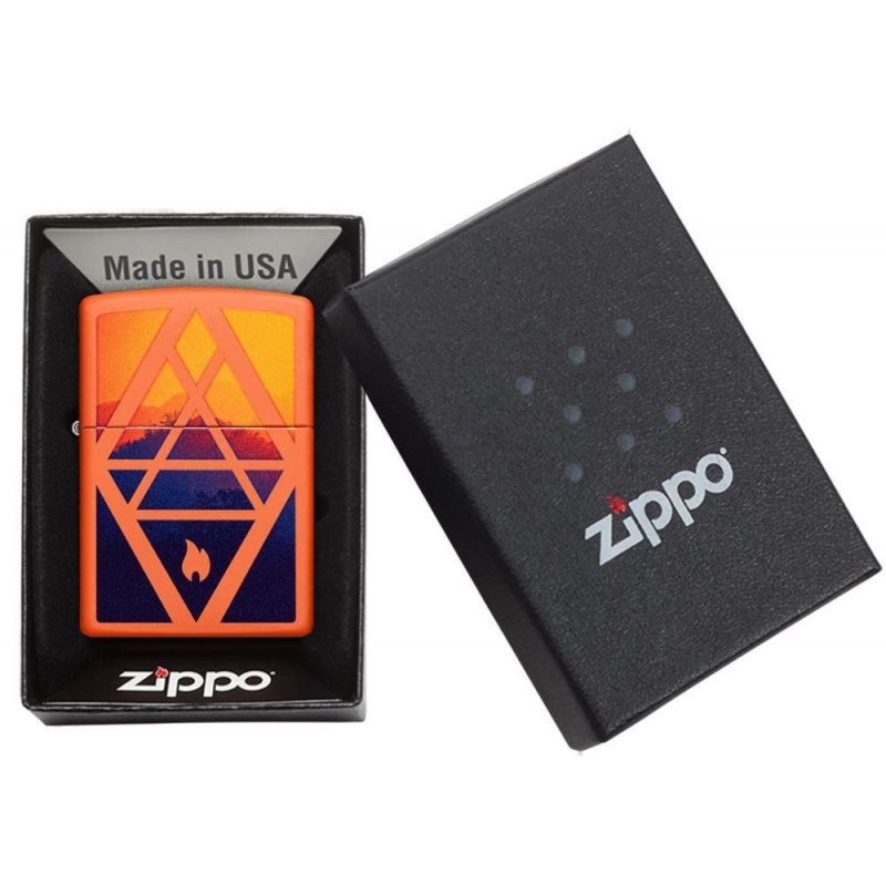 BRICHETA ZIPPO GEOMETRIC FLAME DESIGN oferta cadou reducere