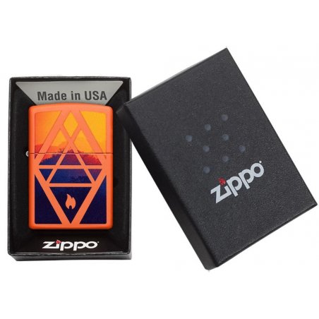 BRICHETA ZIPPO GEOMETRIC FLAME DESIGN oferta cadou reducere