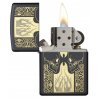 BRICHETA ZIPPO BLACK MATTE SKULLS oferta la brichete marca zippo