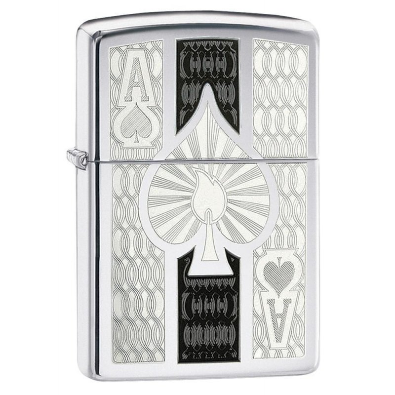Bricheta Zippo 24196 Intricate Spade Design brichete cadou