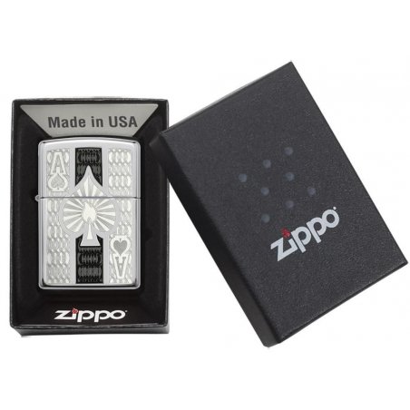 Bricheta Zippo 24196 Intricate Spade Design brichete cadou