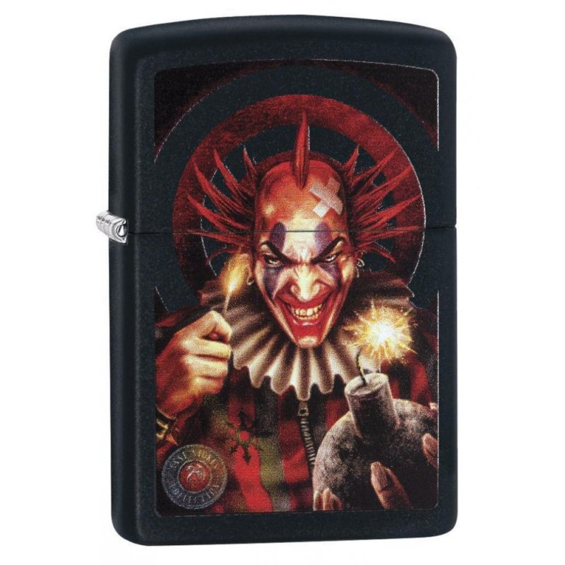 BRICHETA ZIPPO BLACK MATTE COLOR ANNE STOKES COLLECTION 2018 oferta