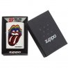 BRICHETA ZIPPO WHITE MATTE COLOR ROLLING STONES rducere marca zippo