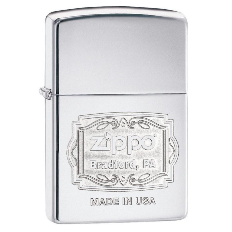 BRICHETA ZIPPO HIGH POLISH CHROME DOUBLE LUSTRE BRADFORD, PA oferta