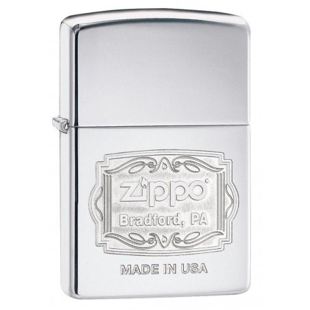 BRICHETA ZIPPO HIGH POLISH CHROME DOUBLE LUSTRE BRADFORD, PA oferta