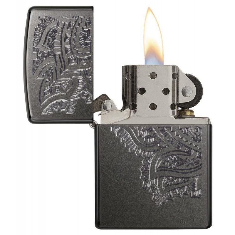 BRICHETA ZIPPO GREY ICED PAISLEY oferta si cadou la brichete zippo