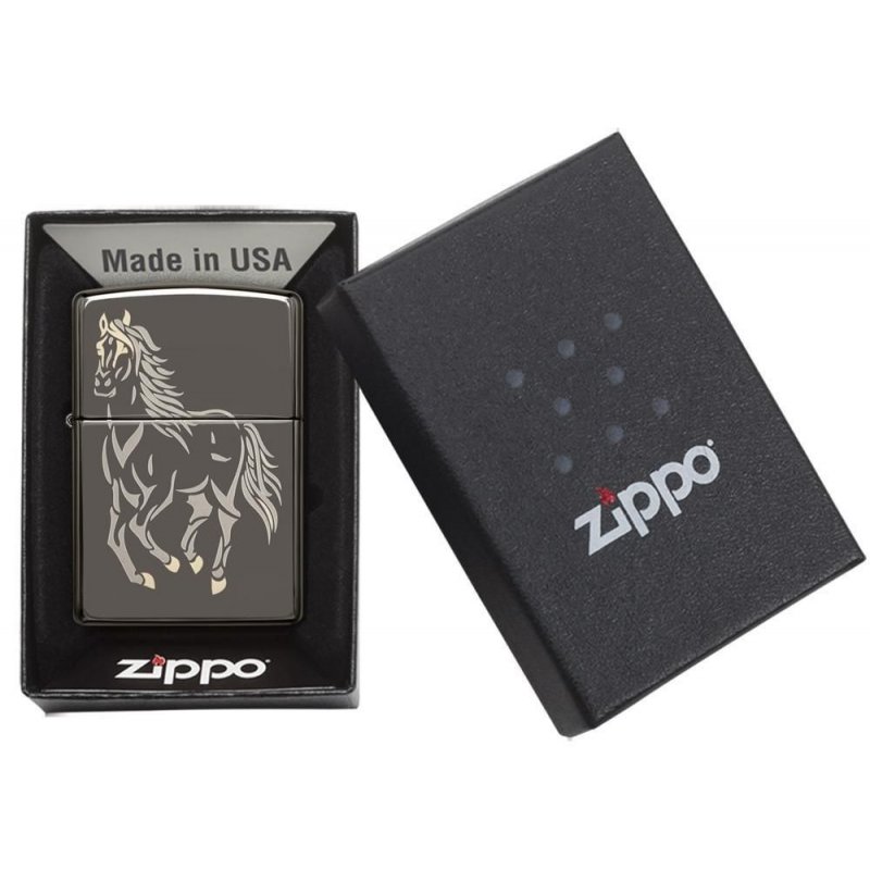BRICHETA ZIPPO BLACK ICE RUNNING HORSE magazin de brichete zippo