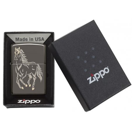 BRICHETA ZIPPO BLACK ICE RUNNING HORSE magazin de brichete zippo