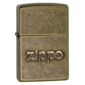 BRICHETA ZIPPO ANTIQUE BRASS STAMPED EACH oferta in magazin zippo