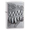 Bricheta Zippo 28969 Fire Breathing Dragon Brushed Chrome