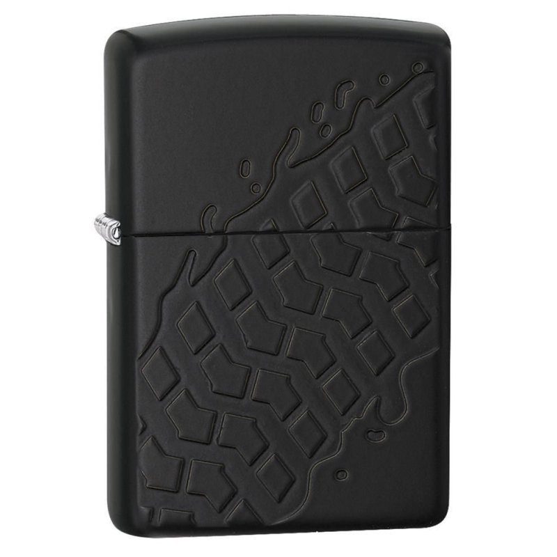 BRICHETA ZIPPO ARMOR BLACK MATTE DEEP CARVE TIRE TREAD in magazin