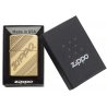 BRICHETA ZIPPO ARMOR HIGH POLISH BRASS DEEP CARVE in oferta zippo