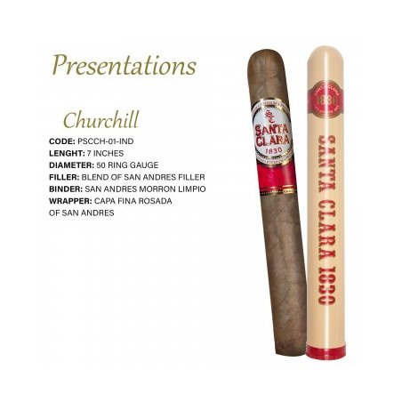 Trabucuri  Santa Clara 1830 Churchill Tube 20 la cele mai bune preturi