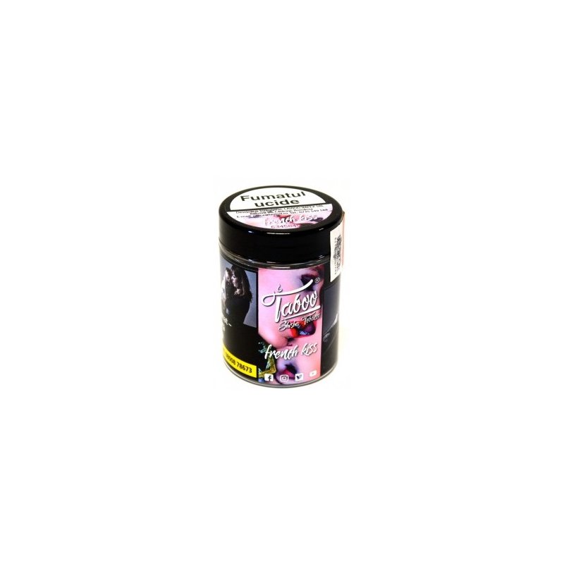 Tutun de narghilea French Kiss strugure menta Taboo 50g