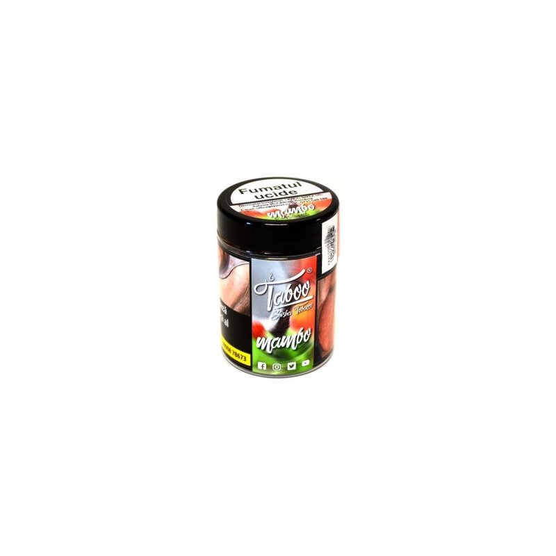 Tutun narghilea Taboo Mambo Capsuni kiwi piersica nuca de cocos 50g