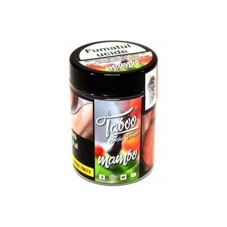 Tutun narghilea Taboo Mambo Capsuni kiwi piersica nuca de cocos 50g