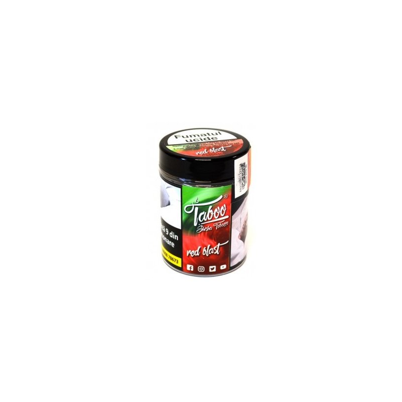 Tutun narghilea Red Blast menta zmeura Taboo 50g