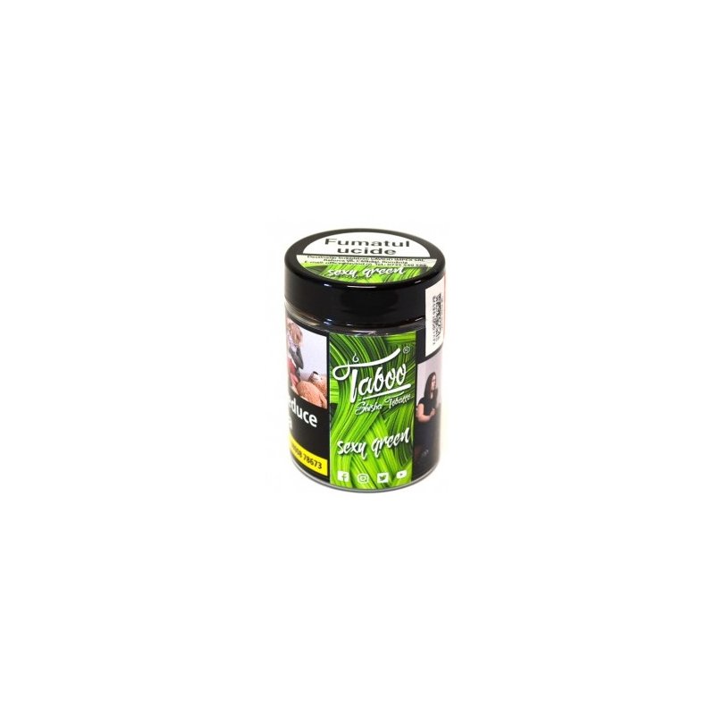 Tutun narghilea Sexy Green menta clorofila Taboo 50g