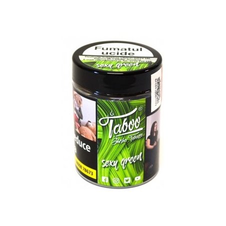 Tutun narghilea Sexy Green menta clorofila Taboo 50g