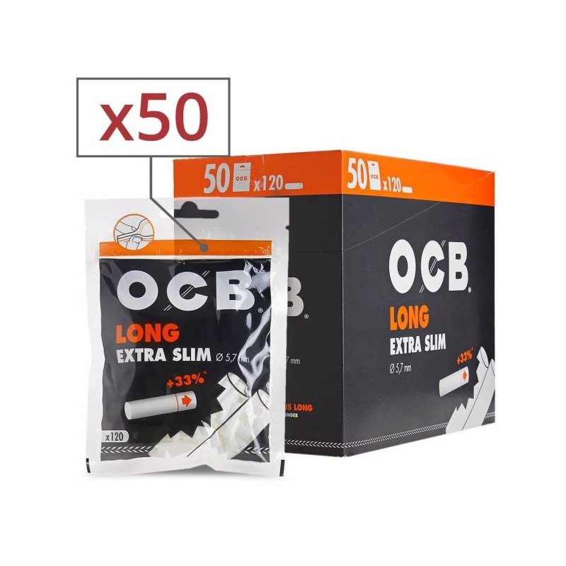 Filtre Extra Slim Long OCB 50 pungi