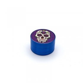 Grinder Tutun Metal Calavera Toro Albastru oferta reducere cadou