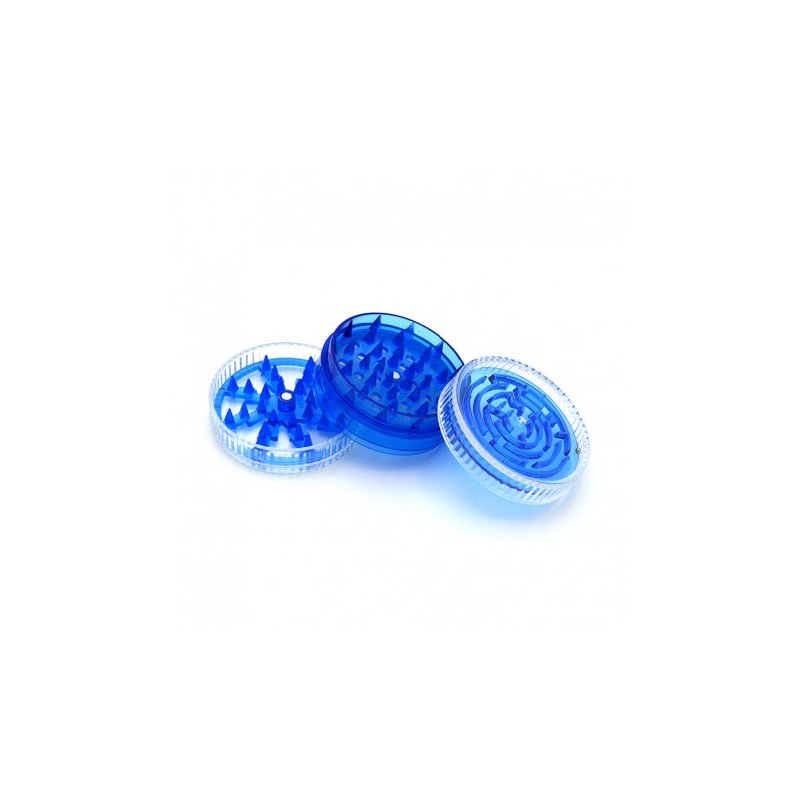 Grinder Tutun Plastic Maze Toro Albastru in oferta la magazin online