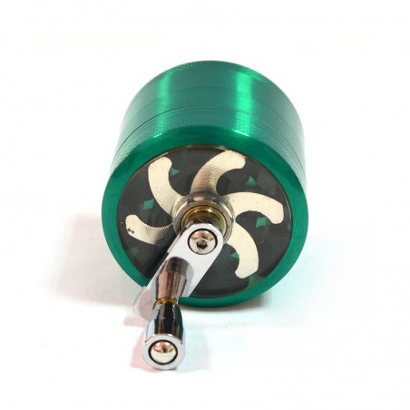Grinder Tutun Crank Low Toro Verde in magazin la oferta