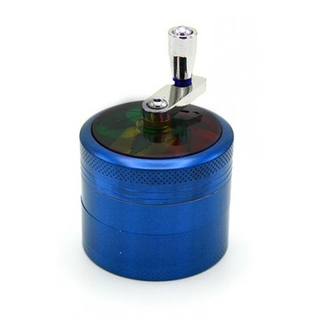 Grinder Tutun Crank Leaf Toro  Blue la oferta in magazin