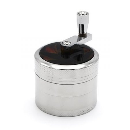 Grinder Tutun Crank Leaf Toro Silver la oferta in magazin