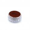 Grinder Tutun Plastic Cap Leather Toro Alb in magazin la oferta