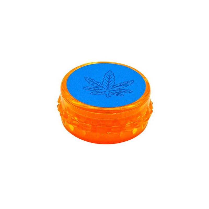 Grinder Tutun Plastic Cap Leather Toro Orange in magazin la oferta