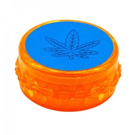 Grinder Tutun Plastic Cap Leather Toro Orange in magazin la oferta